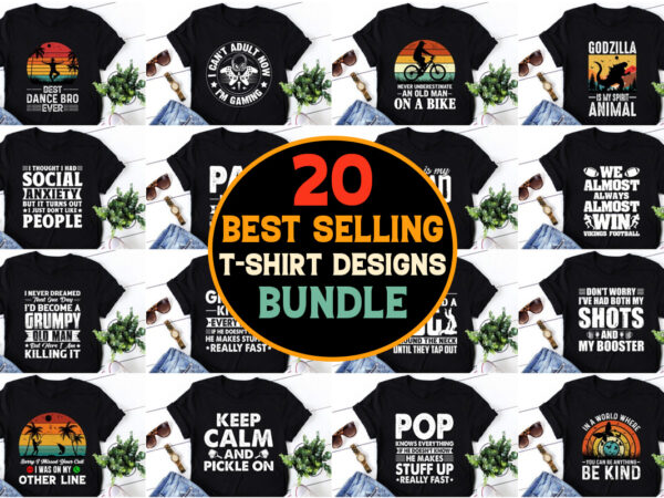 Best selling t-shirt design bundle Best selling t-shirt design bundle