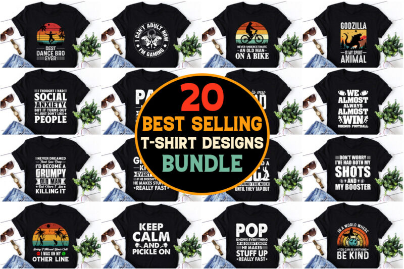 Best Selling T-Shirt Design Bundle