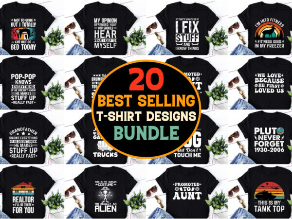 Best selling t-shirt design bundle Best selling t-shirt design bundle