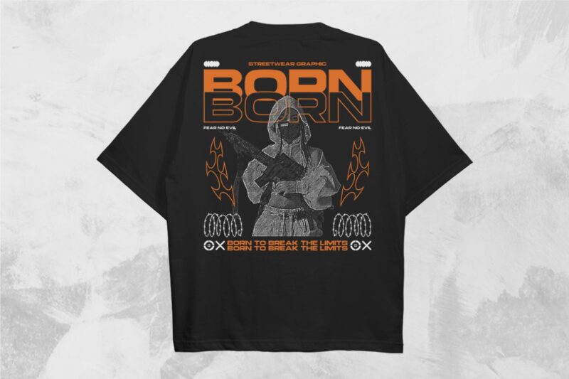 Streetwear T-shirt Designs Bundle Vol. 3
