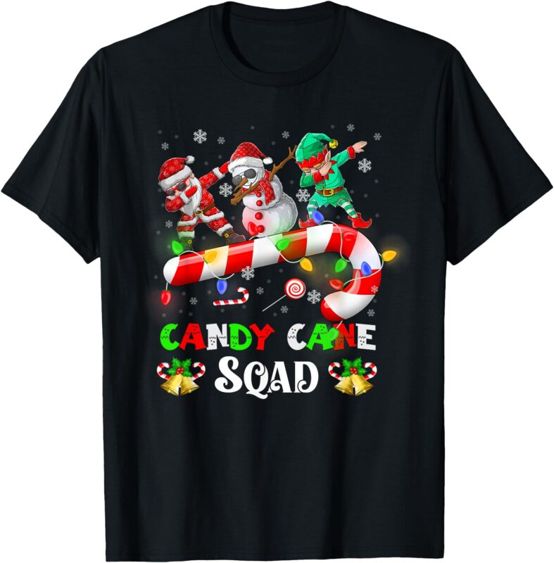 Candy Cane Squad Funny Christmas Candy Cane Lover Xmas T-Shirt