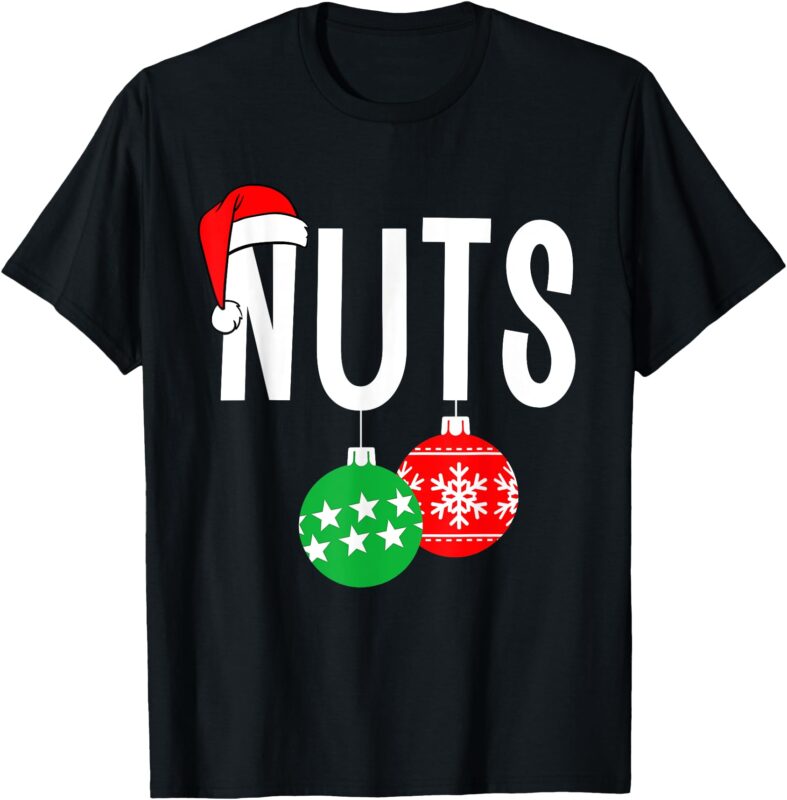 Chest Nuts Matching Chestnuts Funny Christmas Couples Nuts T-Shirt