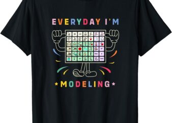 Cute AAC Communication AAC Symbols Everyday I’m Modelling T-Shirt