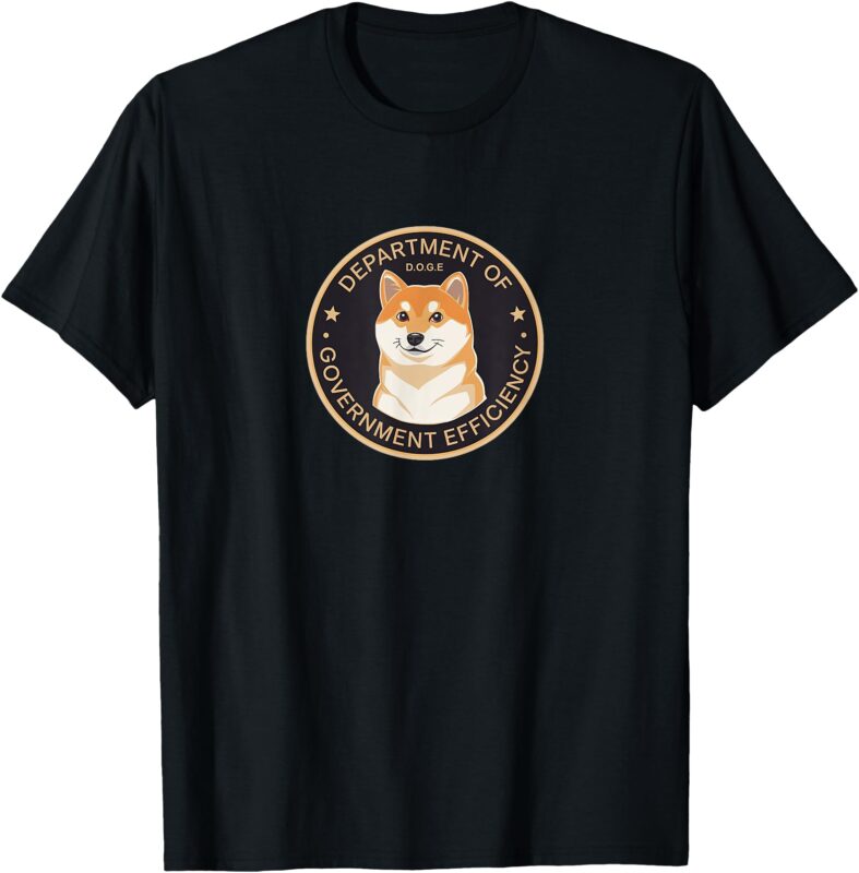 DOGE Department Of Government Efficiency Shiba Inu Dog Coin T-Shirt