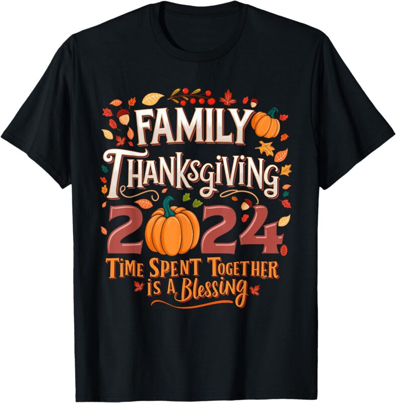 Family Thanksgiving 2024 Thanksgiving Crew Matching Group T-Shirt