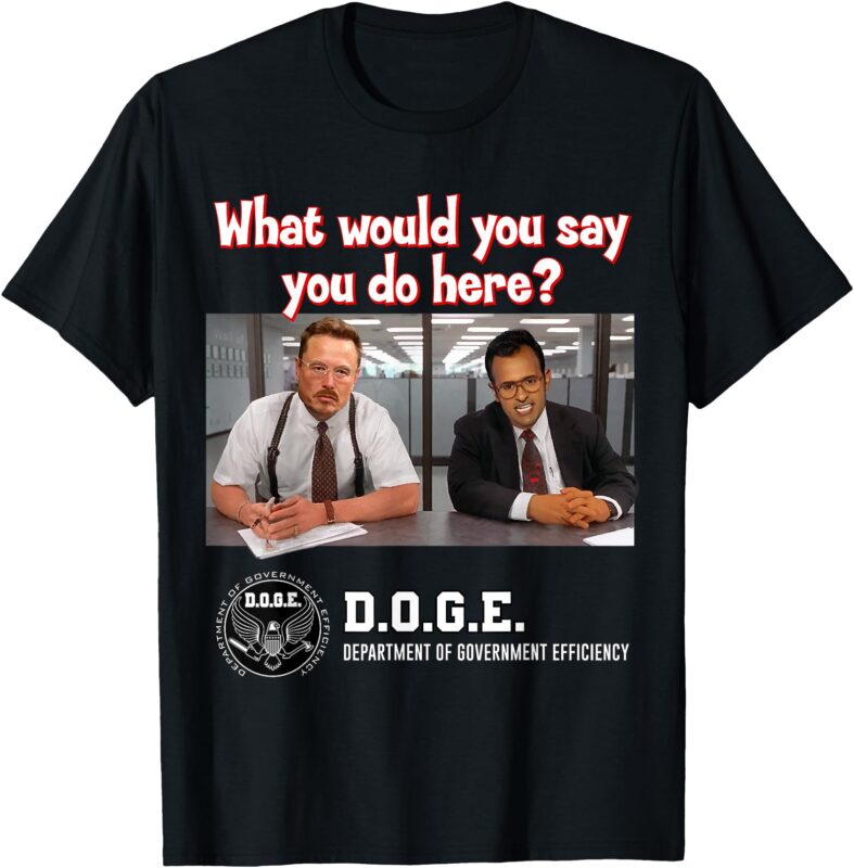 Funny DOGE (Department of Government Efficiency) D.O.G.E. T-Shirt