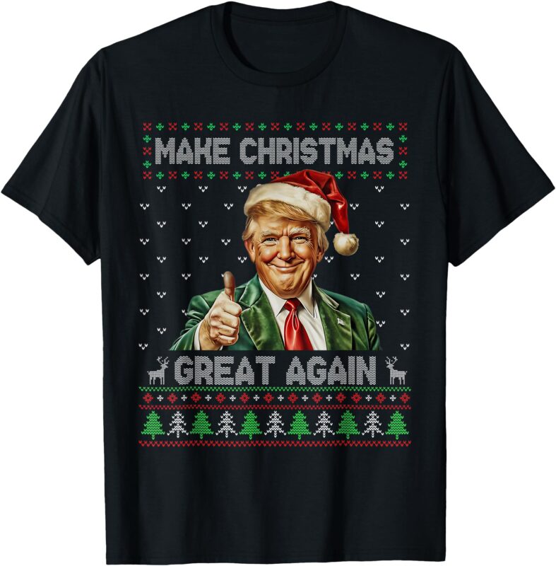 Funny Trump Christmas Shirt Make Christmas Great Again T-Shirt