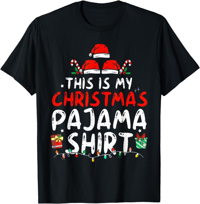 Funny Xmas PJs Men Women T-Shirt
