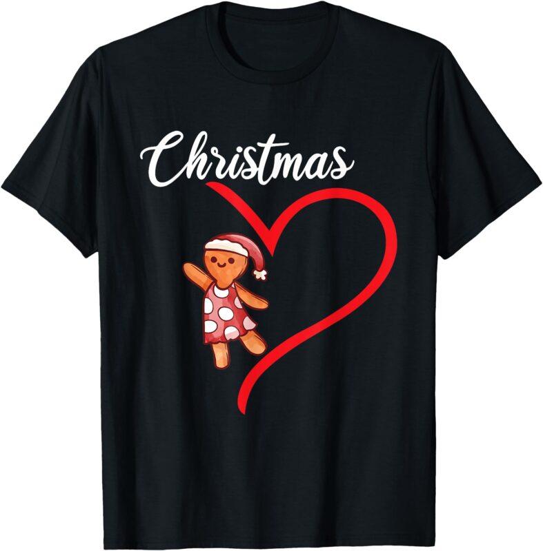 Gingerbread Merry Christmas Couples Matching Xmas Party T-Shirt