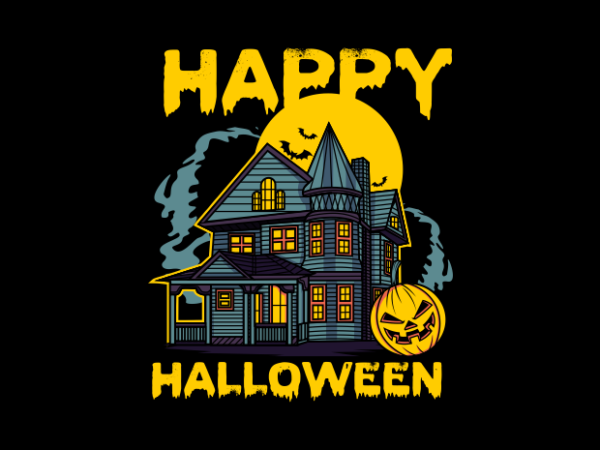 Happy halloween night poster graphic t shirt Happy halloween night poster graphic t shirt