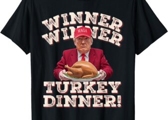 Humor Funny Winner Winner Turkey Dinner Thanksgiving Family T-Shirt