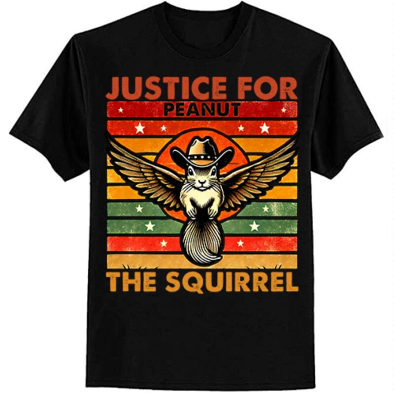 Justice For Peanut P’nut PNut Squirrel Lover T-Shirt ltsp