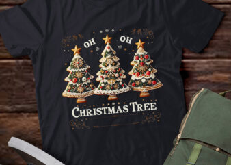 LT671-Groovy Oh Christmas Tree Cakes Debbie Becky Jen Cake Lovers T-Shirt