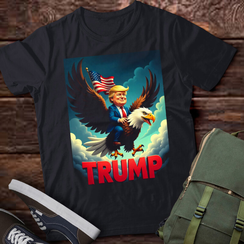 LT754-Donald Trump Eagle USA President 2024 Take America Back MAGA T-Shirt