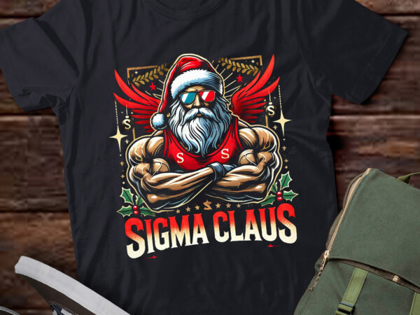 Lt847-funny sigma claus 2024 christmas santa rizz t-shirt