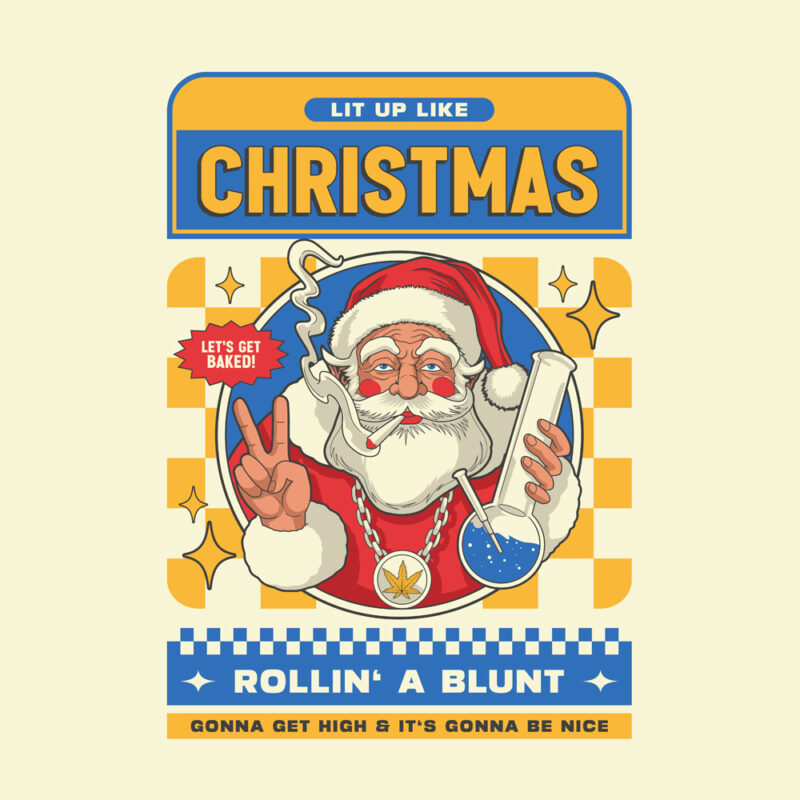t-shirt vector Retro Christmas Design Bundle