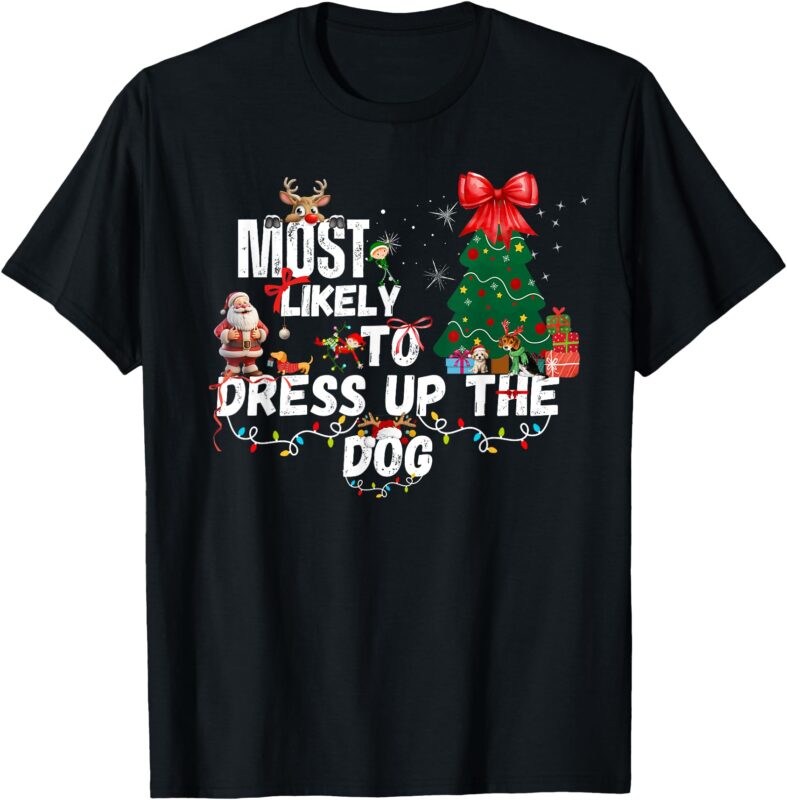 MATCHING CHRISTMAS SHIRTS FOR THE WHOLE FAMILY DOG COSTUME T-Shirt