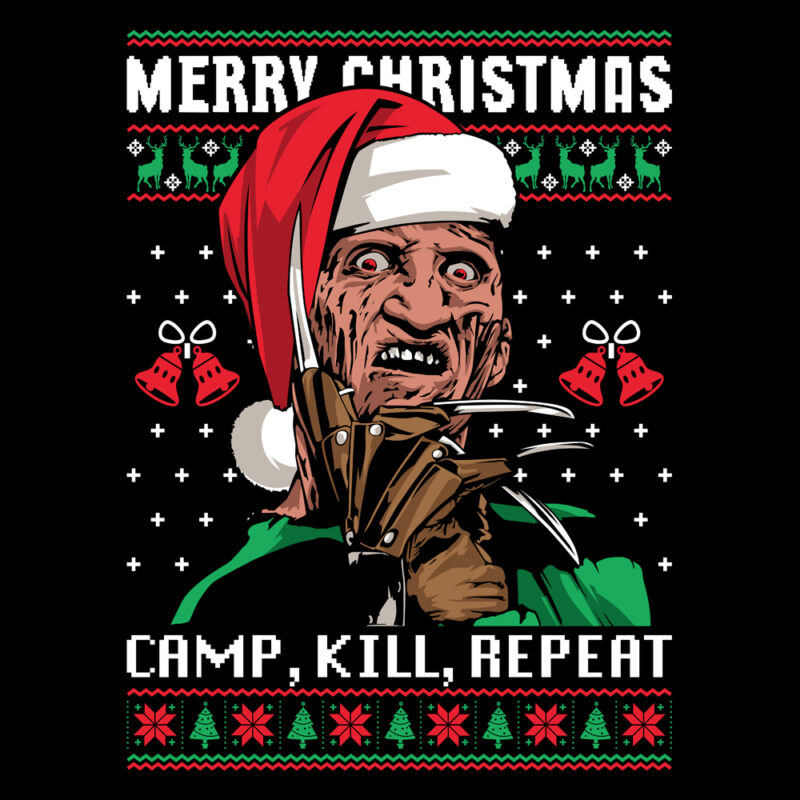 t-shirt vector Christmas Ugly Sweater Bundle