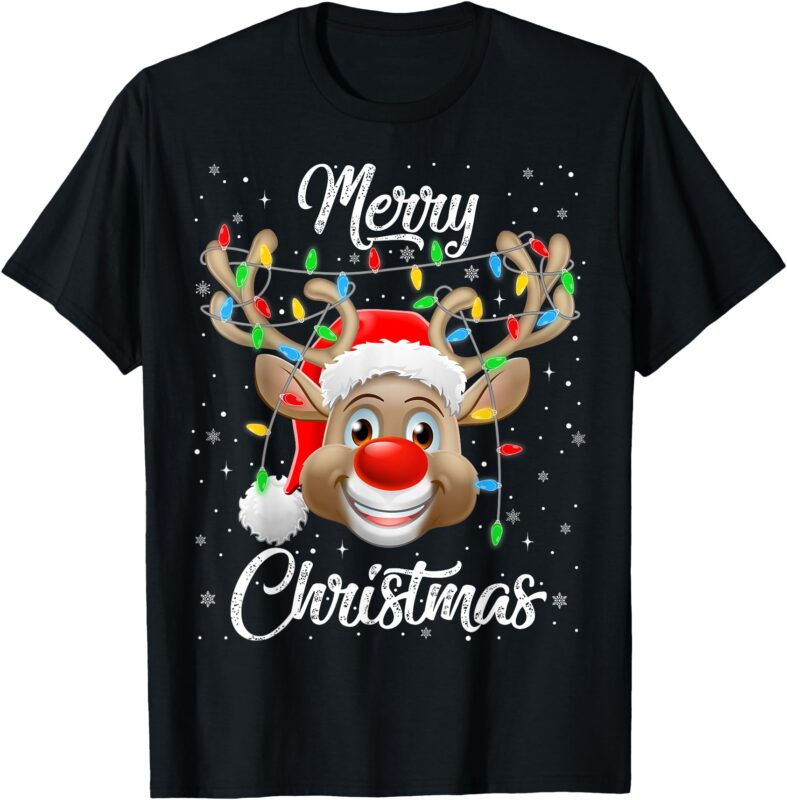 Merry Christmas Family Matching Men Women Boys Girls Kids T-Shirt