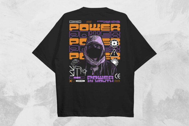 Streetwear T-shirt Designs Bundle Vol. 3