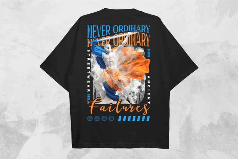 Streetwear T-shirt Designs Bundle PNG Vol.1