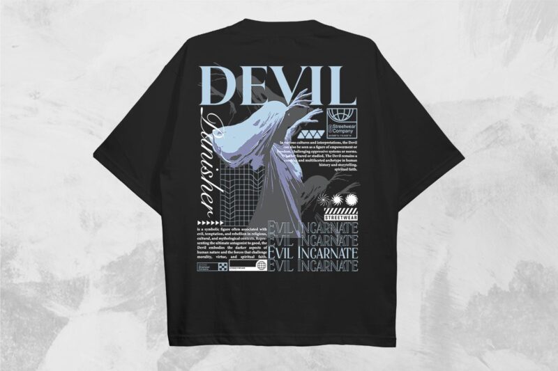 Streetwear T-shirt Designs Bundle Vol. 5 Vector File