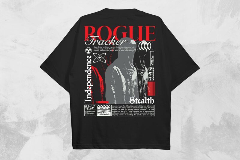 Streetwear T-shirt Designs Bundle Vol. 5 Vector File