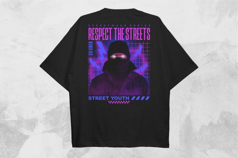 Streetwear T-shirt Designs Bundle PNG Vol.1