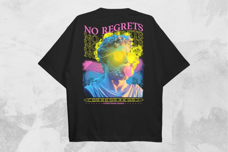 Streetwear T-shirt Designs Bundle PNG Vol.1
