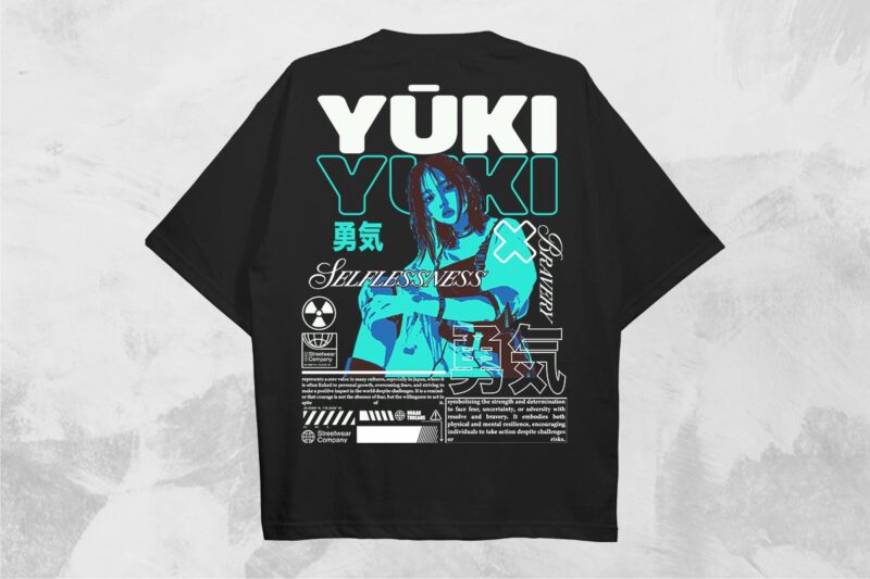 Streetwear T-shirt Designs Bundle Vol. 5 Vector File