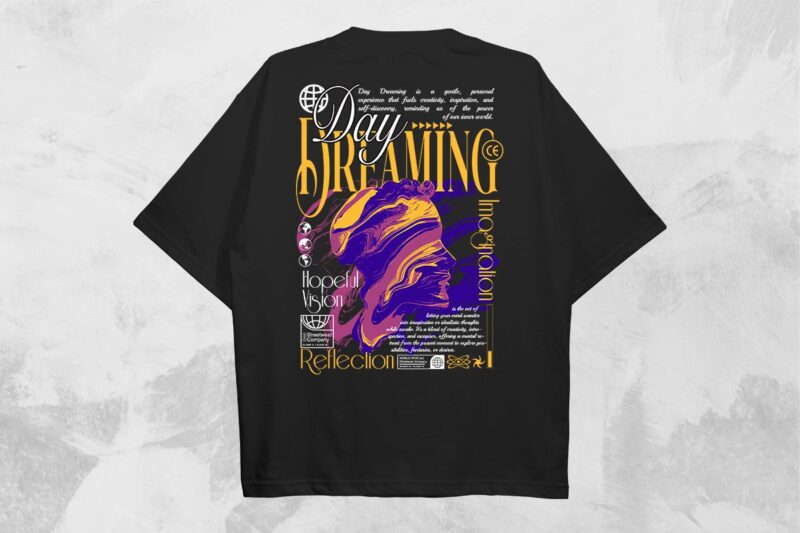 Streetwear T-shirt Designs Bundle Vol. 5 Vector File