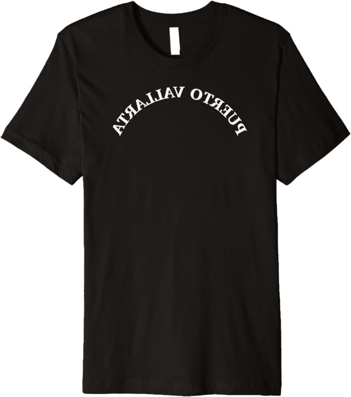 Puerto Vallarta Mexico Vintage Retro Travel Gift Design Tee Premium T-Shirt
