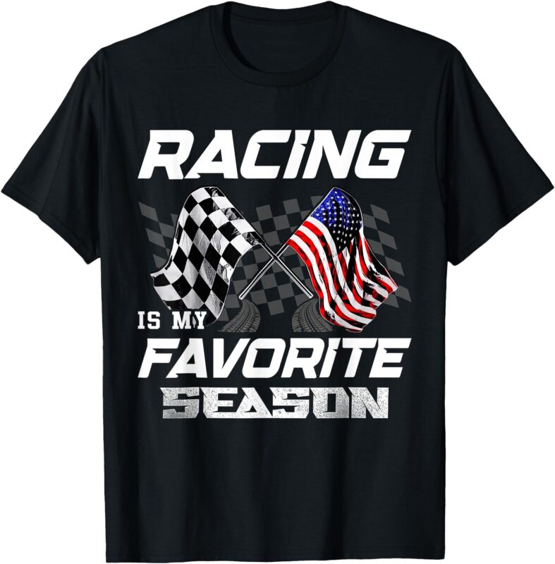 Racing Is My Favorite Season Race Car T-Shirt