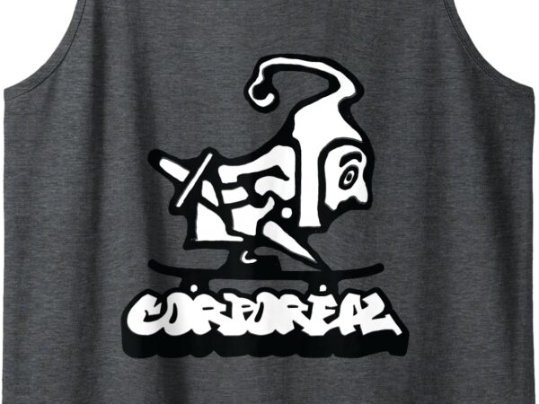 Skateboard logo tank top t shirt template vector