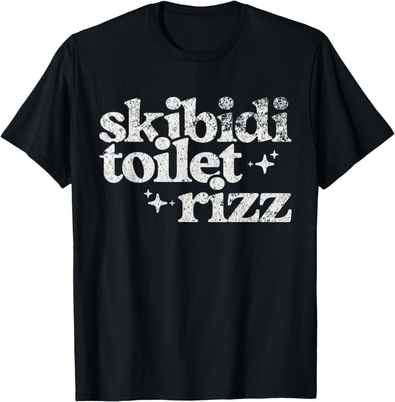 Skibidi Toilet Rizz Funny Meme T-Shirt