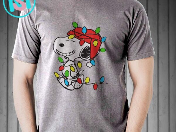 Snoopy christmas lights svg, merry christmas svg, xmas svg t shirt template vector Snoopy christmas lights svg, merry christmas svg, xmas svg t shirt template vector