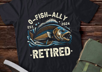 TA14 – O-Fish-Ally Retired 2024 Fishing T-Shirt