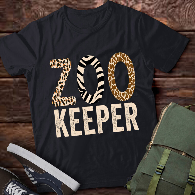 TA15-Zookeeper Wildlife Lover Zoo Safari T-Shirt