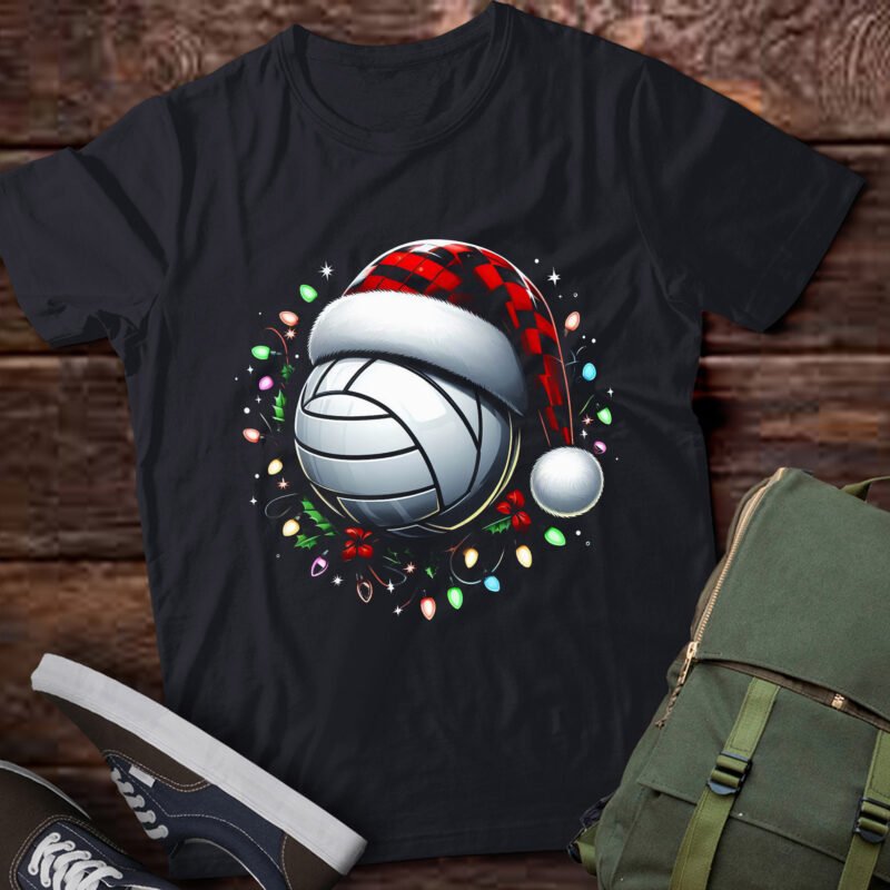 TA99-Christmas Volleyball Xmas Volleyball Player T-Shirt