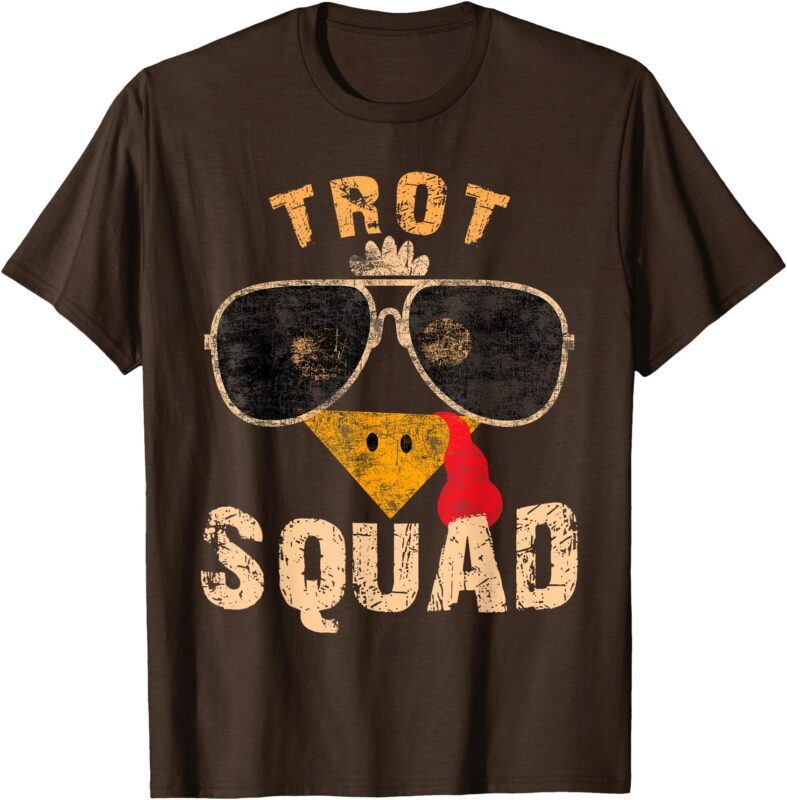 Thanksgiving Turkey Trot Squad 2024 Trot Race Women Men Kids T-Shirt