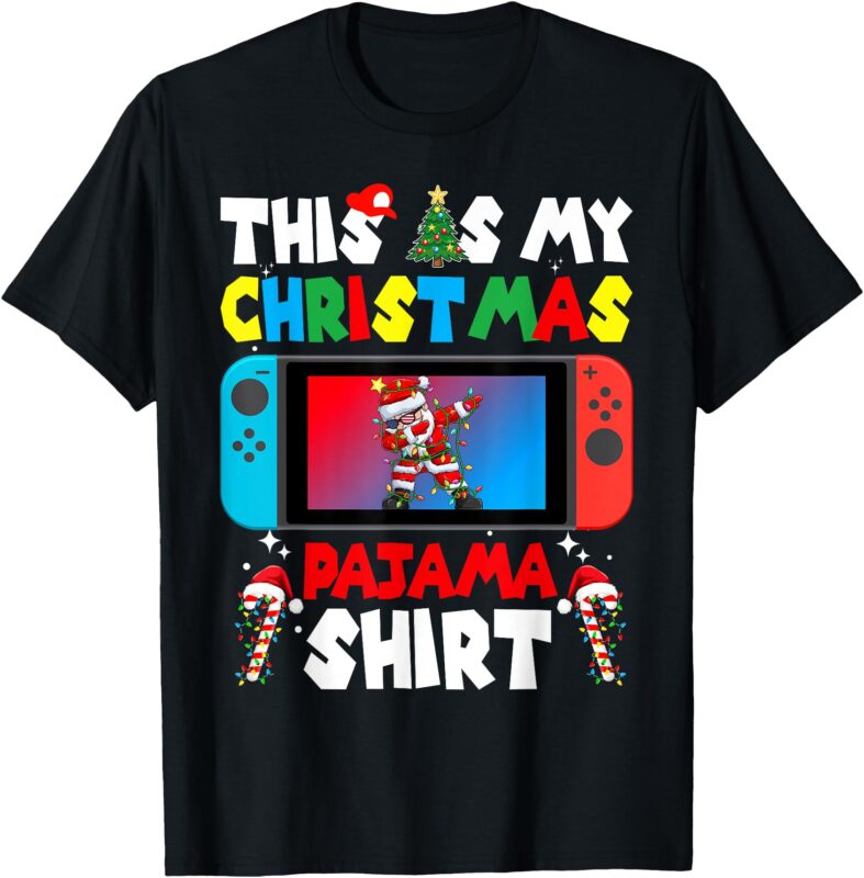 This Is My Christmas Pajama Video Game Gamer Boys Teens T-Shirt