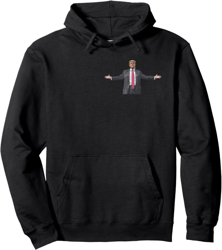 Trump Daddys Home White House 2024 2 Side Pullover Hoodie