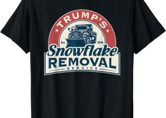 Trump’s Snowflake Removal Service Funny Trump 2024 T-Shirt