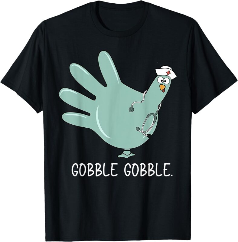 Turkey Glove Nurse Thanksgiving T-Shirt