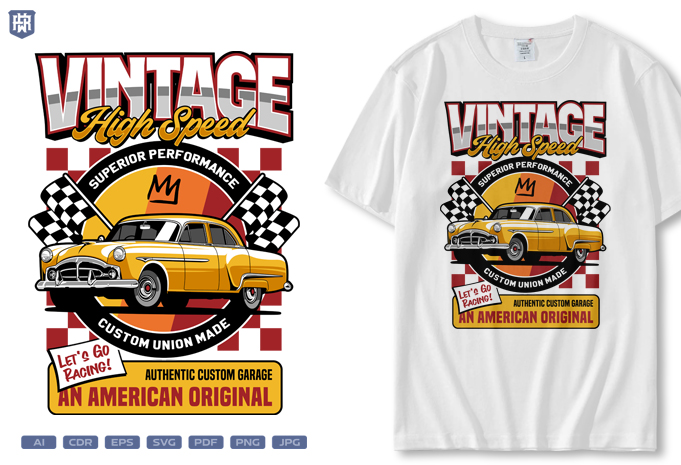 Hotrod and Classic Cars T-shirt Bundle