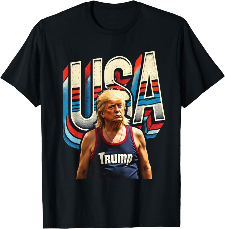 Vintage MAGA Trump 4th of July USA T-Shirt