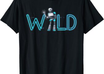Wild Retro Vintage Robotic ROBOT Sci-Fi Tech Art T-Shirt