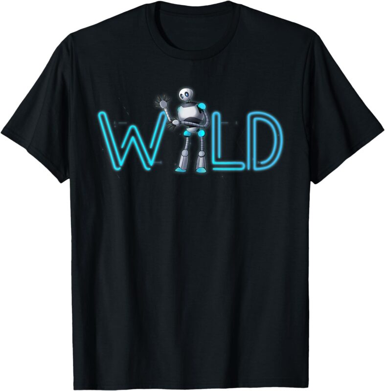 Wild Retro Vintage Robotic ROBOT Sci-Fi Tech Art T-Shirt