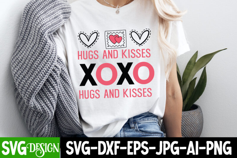 XoXo Hugs And Kisses t-shirt design,
