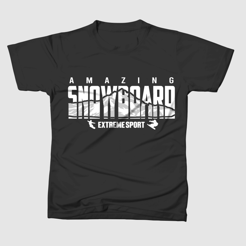 AMAZING SNOWBOARD POSTER